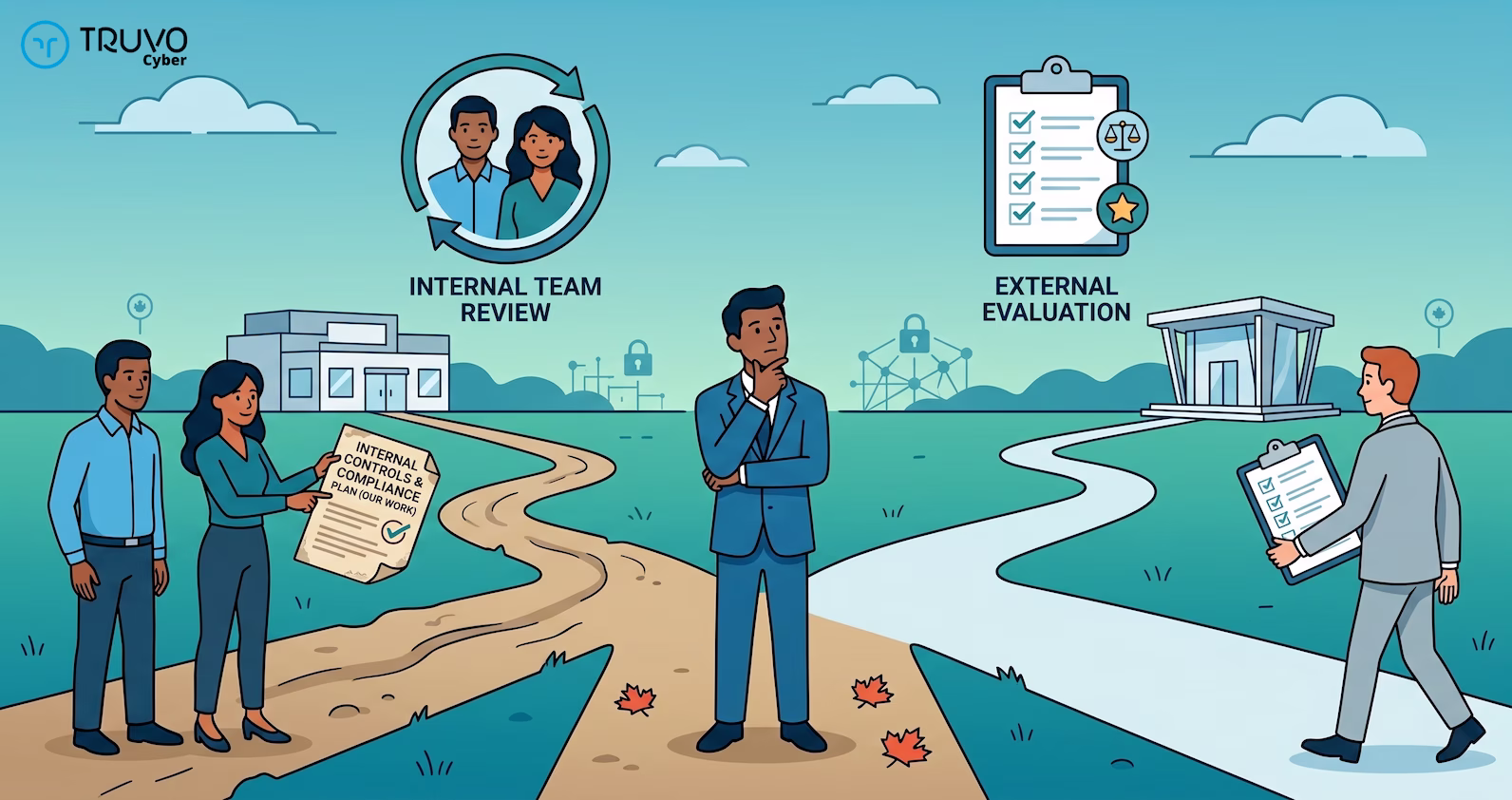Truvo Cyber blog hero — Outsourcing Your ISO 27001 Internal Audit: when it makes sense and what to expect from an external engagement.
