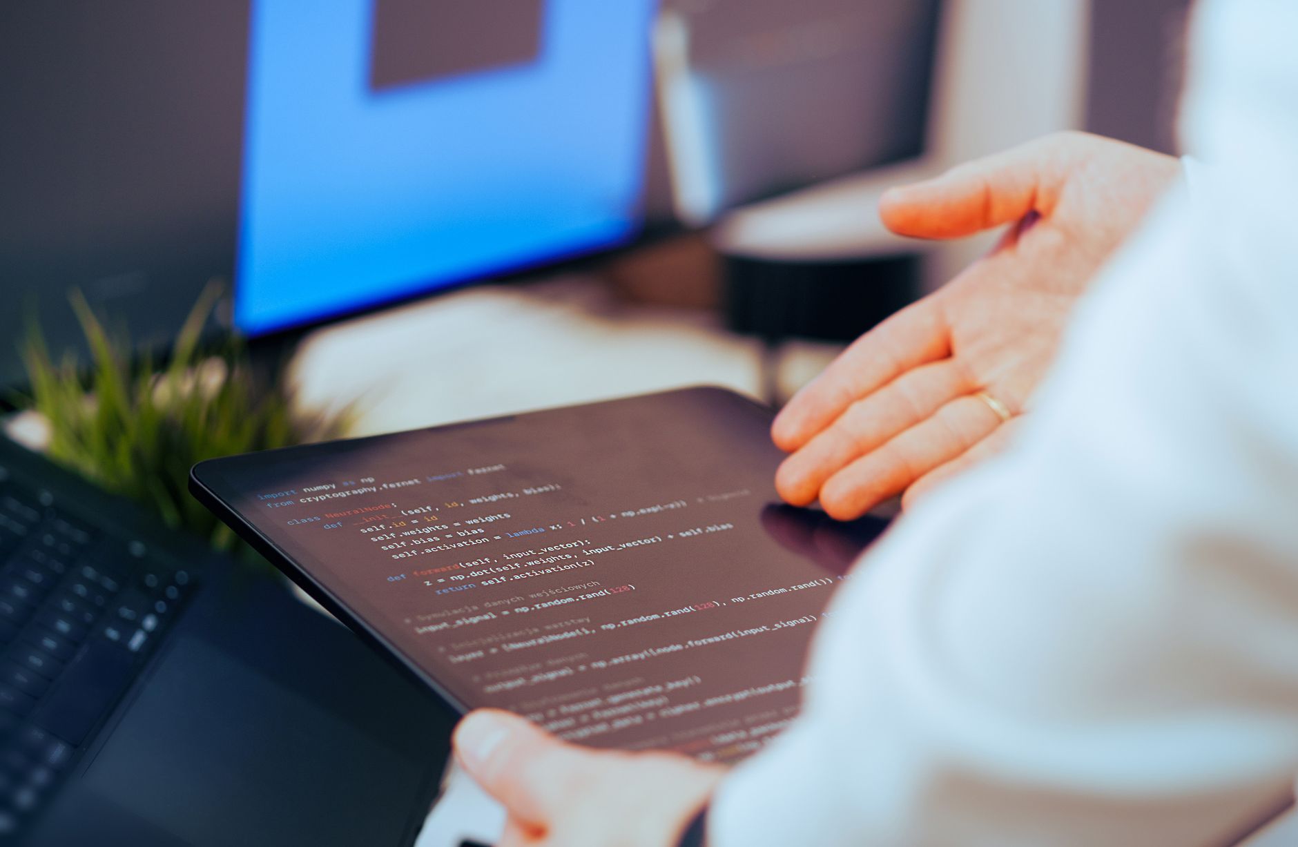 Stock photo by Jakub Zerdzicki via Pexels, illustrating software development team code review (temporary placeholder pending custom hero design).