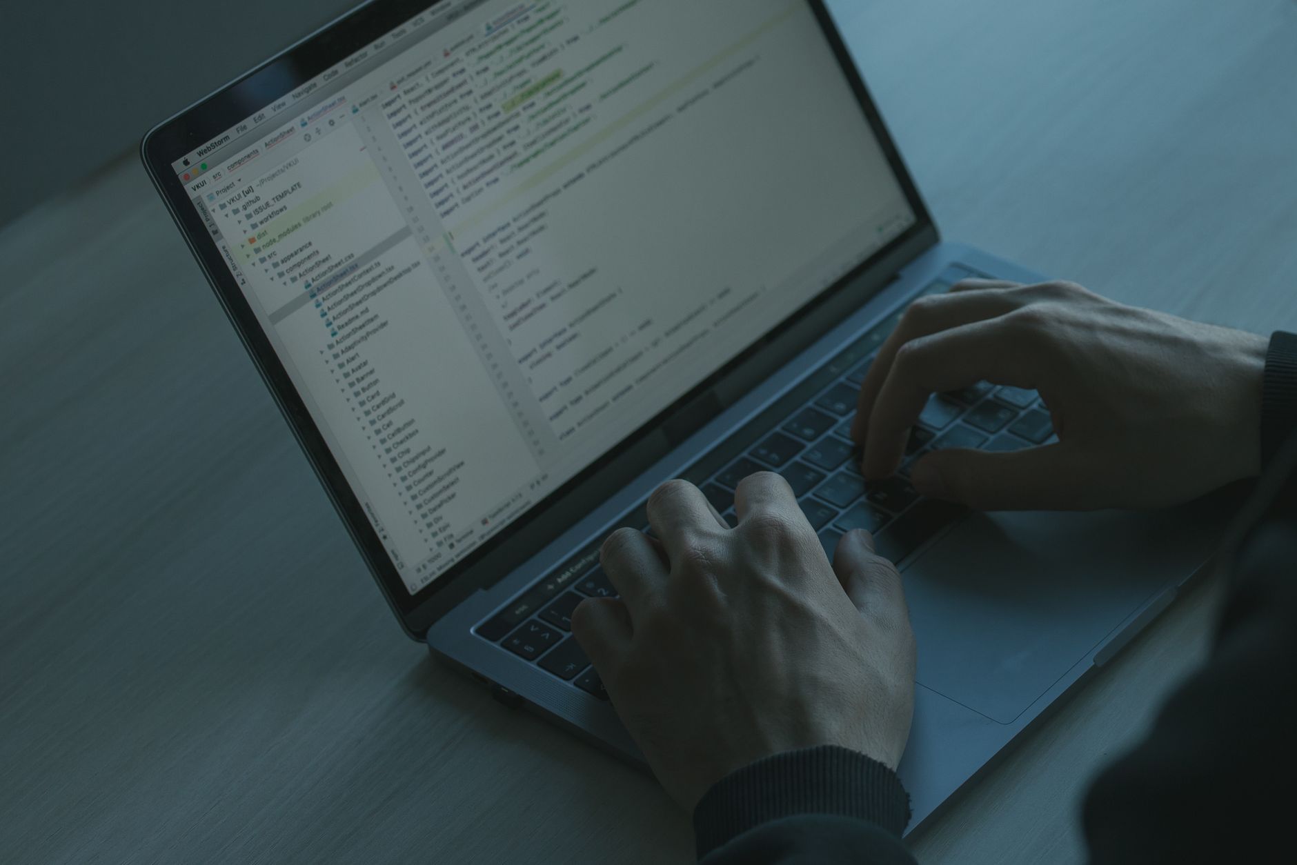Stock photo by cottonbro studio via Pexels, illustrating developer writing secure code laptop (temporary placeholder pending custom hero design).