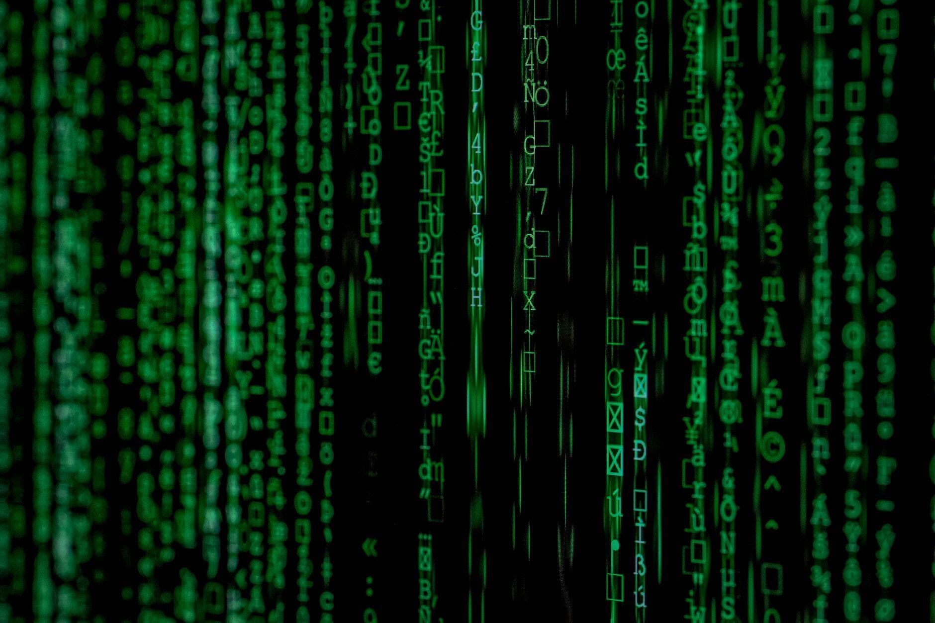Abstract green matrix code background with binary style, illustrating MCP and Agent Skills Security: Security Considerations for MCP Servers and the Skills Your Agents Load