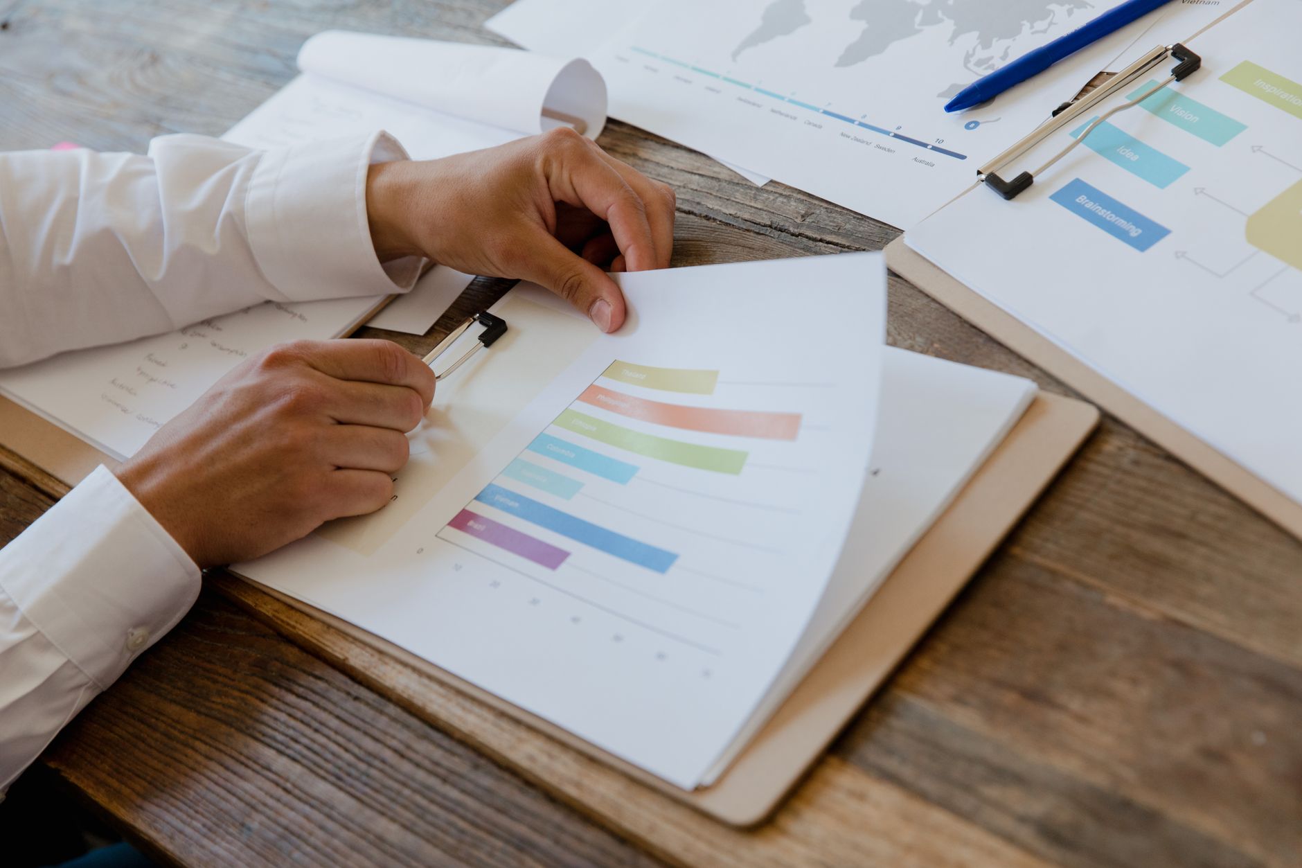 Stock photo by RDNE Stock project via Pexels, illustrating auditor reviewing documents report desk (temporary placeholder pending custom hero design).