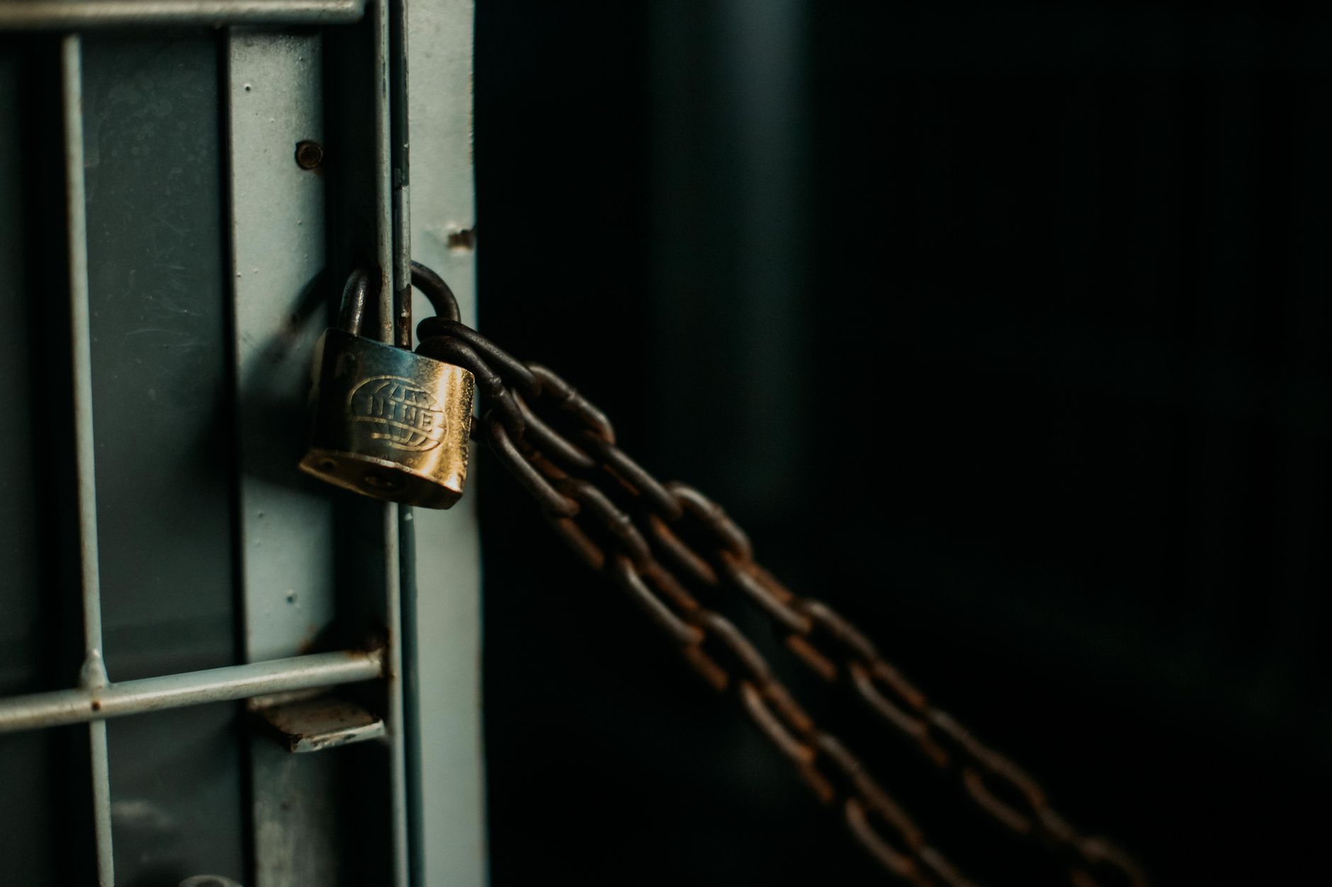 Stock photo by Gera Cejas via Pexels, illustrating padlock chain network nodes dark blue (temporary placeholder pending custom hero design).